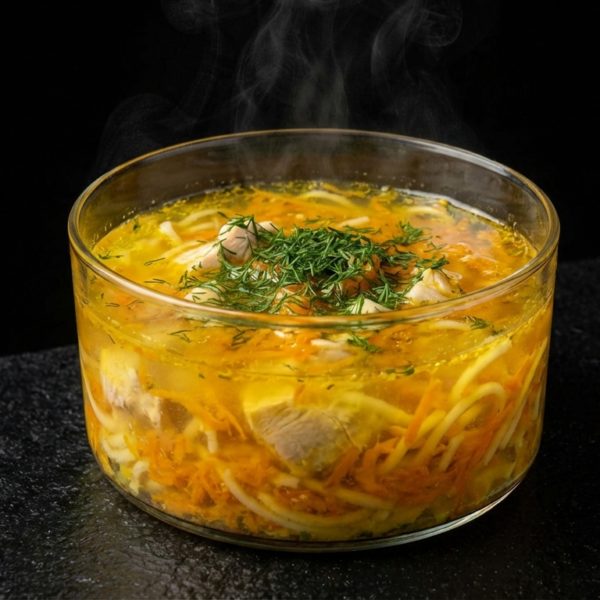 Суп лапша с курицей